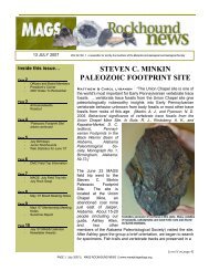 steven c. minkin paleozoic footprint site - Memphis Archaeological ...