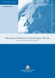 FRANKLIN TEMPLETON INVESTMENT FUNDS - Self Bank