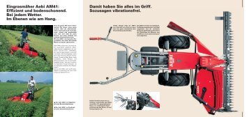 EingrasmÃ¤her Aebi AM41: Effizient und bodenschonend ... - Gp1.ro