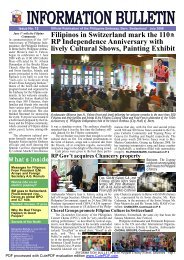 2008 July - Information Bulletin Issue No. 12 - Philippine Embassy ...