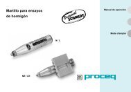 Martillo para ensayos de hormigón - Proceq