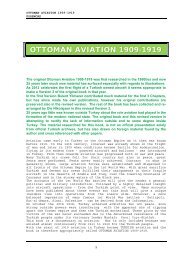 OTTOMAN AVIATION 1909-1919 - Ole Nikolajsen