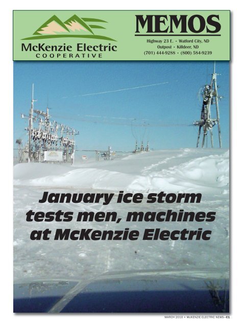 January ice storm tests men, machines at McKenzie Electric