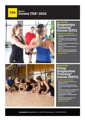 Suspension TrainingÂ® Course (STC) Group ... - Tecnosport