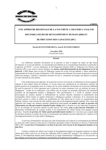 pdf 192 ko - Institut national de la statistique malgache (INSTAT)