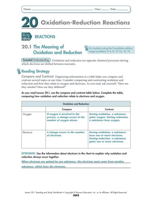 Charting Oxidation Number Worksheet Answer Key