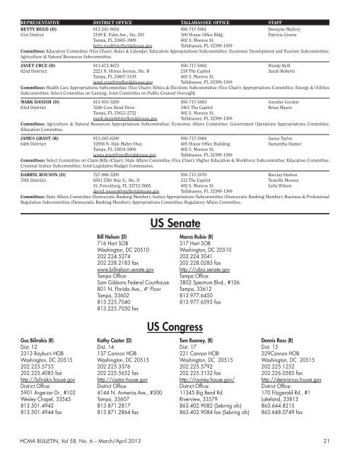 March - April 2013 - Hillsborough County Medical Association