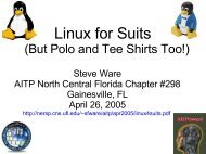 Linux for Suits - University of Florida
