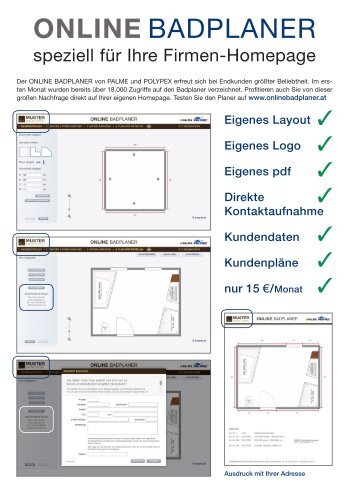 {Badplaner online
27} 20 free Magazines from POLYPEX.AT | {Badplaner online
27}