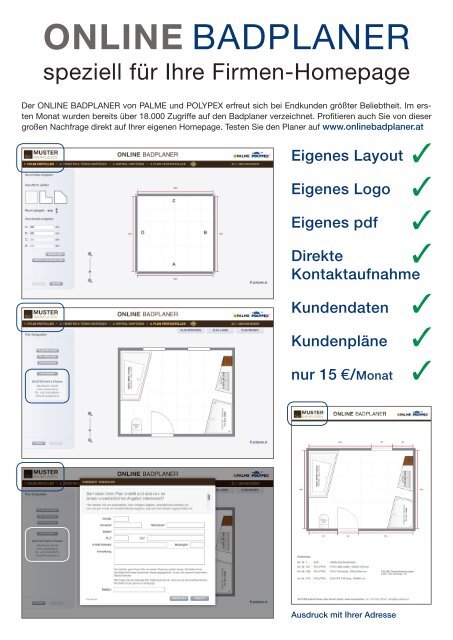 ONLINE BADPLANER - Polypex