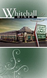 Dinner - Whitehall Diner