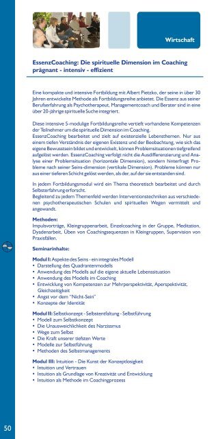 Seminarprogramm Juli 2012 - Juni 2013 - Akademie Heiligenfeld