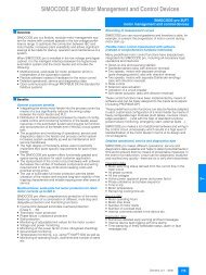 SIMOCODE 3UF Motor Management and Control Devices