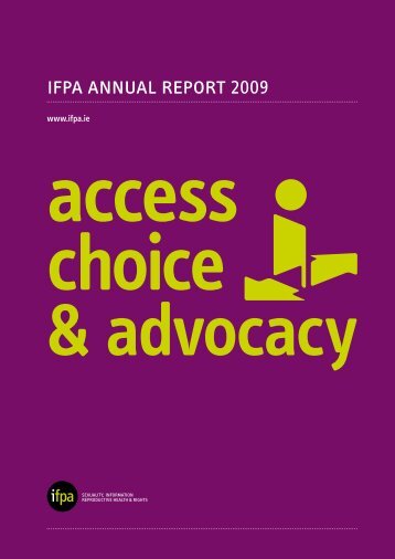 ifpa annual report 2009 - Irish Family Planning Association