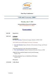 One Day Conference Programme