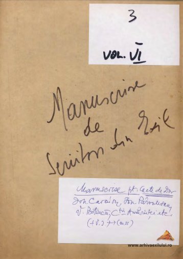 M. Lovinescu - D3. vol VI - arhivaexilului.ro