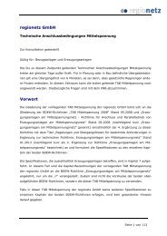 Technische Anschlussbedingungen Mittelspannung - regionetz