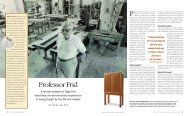 Professor Frid - Fine Woodworking