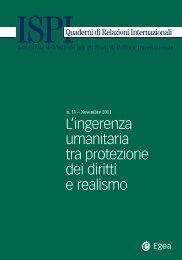 L'ingerenza umanitaria tra protezione dei diritti e realismo - Ispi