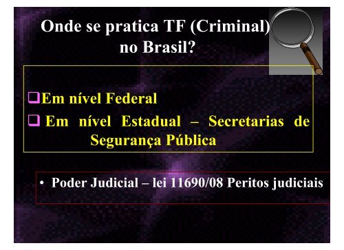 A Toxicologia Forense no Brasil Alice A da Matta Chasin - Palestras ...