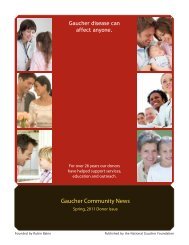 Gaucher Community News - National Gaucher Foundation