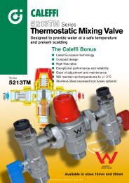 Thermostatic Mixing Valve - Pride Industries