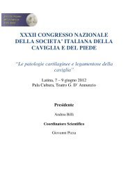 XXXII CONGRESSO NAZIONALE DELLA SOCIETA' ITALIANA ...