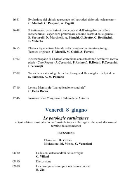 XXXII CONGRESSO NAZIONALE DELLA SOCIETA' ITALIANA ...