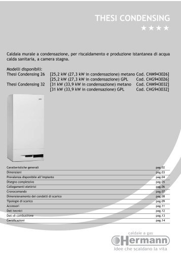 Caldaia Hermann Thesi Condensing - Certened