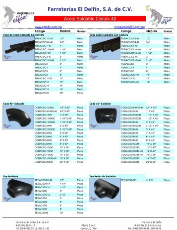 Ferreterías El Delfín, S.A. de C.V. - eldelfin.com.mx