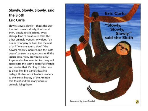 From Head to Toe Eric Carle