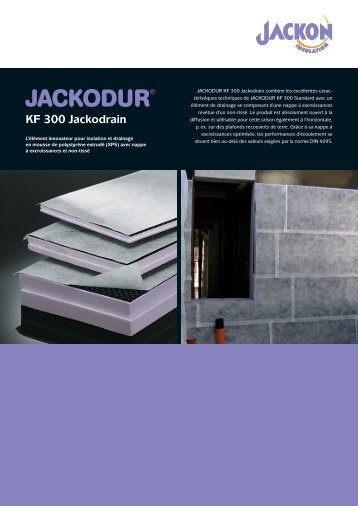 JACKODUR KF 300 Jackodrain - Jackon Insulation