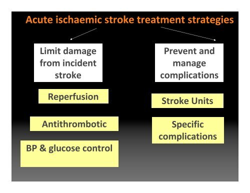 Acute ischemic stroke treatment in a nutshell
