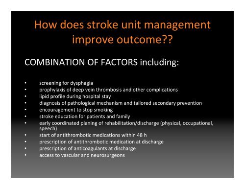 Acute ischemic stroke treatment in a nutshell