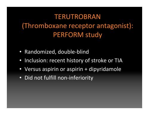 Acute ischemic stroke treatment in a nutshell