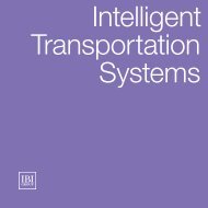 iNTELLigENT TrANSporTATioN SYSTEMS - IBI Group