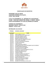 convocaÃ§Ã£o dos inscritos programa casa da gente ... - Sinduscon-MA