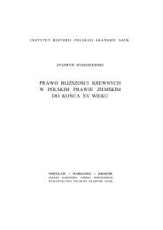 prawo bliÅ¼szoÅci krewnych w polskim prawie ziemskim do koÅca xv ...