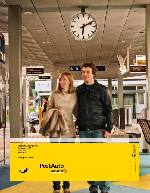 Leistungsbericht 2010. PostAuto. - PostBus