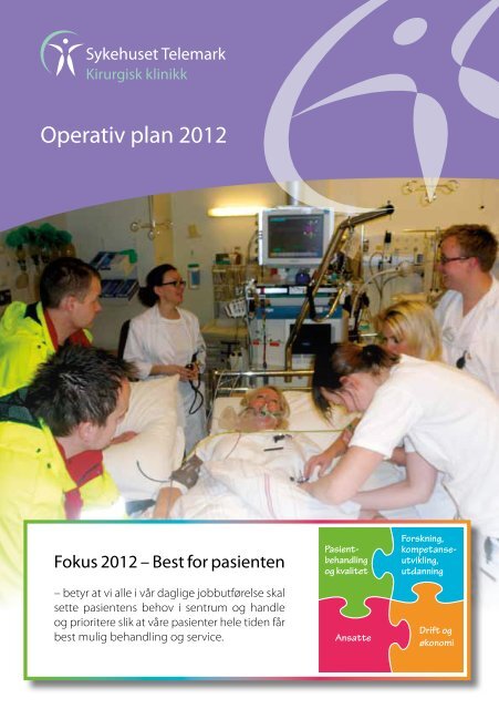 Operativ plan 2012 - Sykehuset Telemark