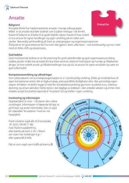 Operativ plan 2012 - Sykehuset Telemark