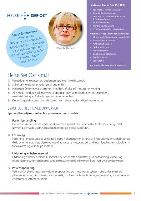 Operativ plan 2012 - Sykehuset Telemark