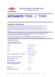 betamate 7000/7050