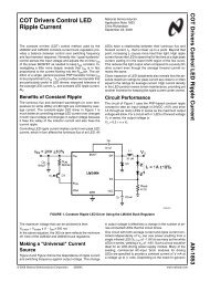 Application Note 1853 COT Drivers Control LED Ripple Current