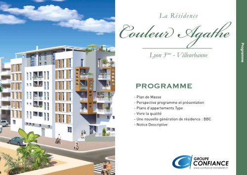 La RÃ©sidence Lyon 3Ã¨me - Villeurbanne - Confiance Immobilier