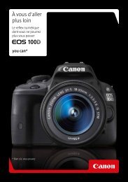 ÃƒÂ€ vous d'aller plus loin - Brochures - Canon Europe