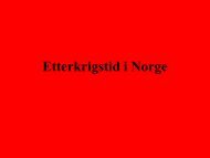 Norge etter 1945 - Noddi