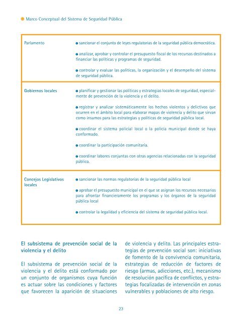 de Control Parlamentario del Sistema de Seguridad ... - Agora Portal