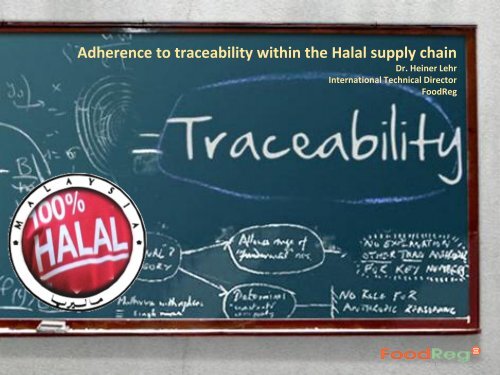 Halal Traceability Halal Industry Development Corporation