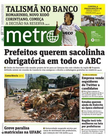 Prefeitos querem sacolinha obrigatÃƒÂ³ria em todo o ABC - Metro